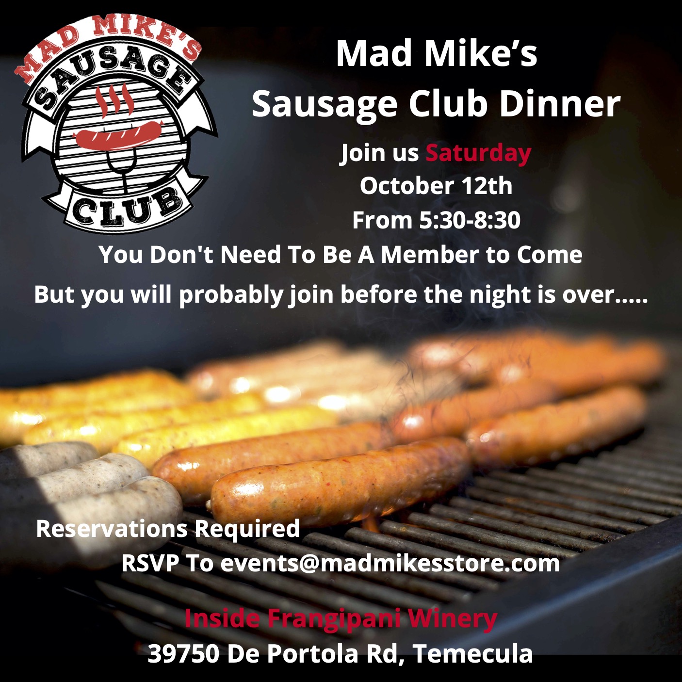 Sausage Club Dinner